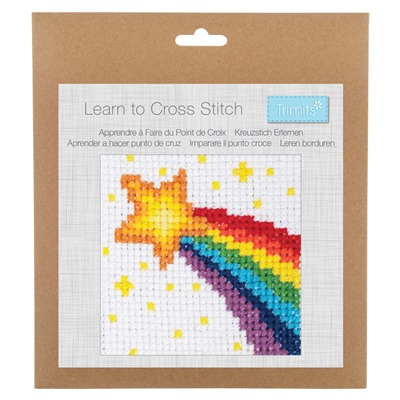 Learn to Cross Stitch Kit: Rainbow - GCS228