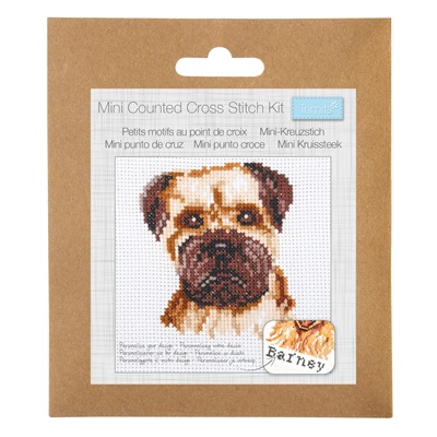Mini Cross Stitch Kit: Border Terrier - GCS238