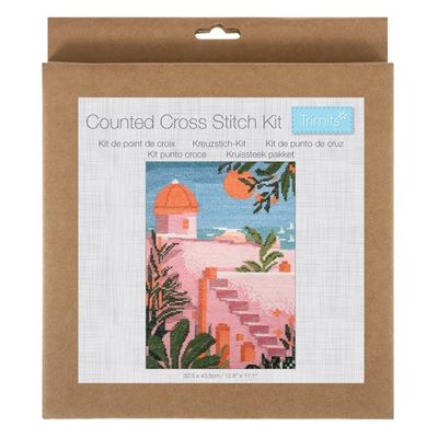 Counted Cross Stitch Kit: Large: Holiday GCS243