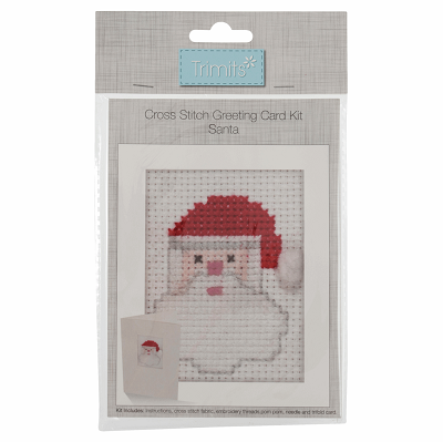 Cross Stitch Kit: Card: Santa - GCS33