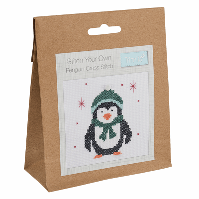 Mini Counted Cross Stitch Kit: Penguin - GCS40