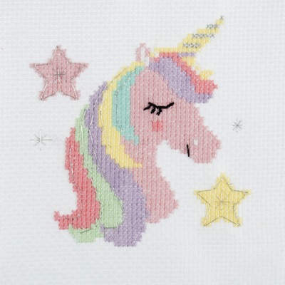Mini Cross Stitch Kit: Unicorn - GCS54