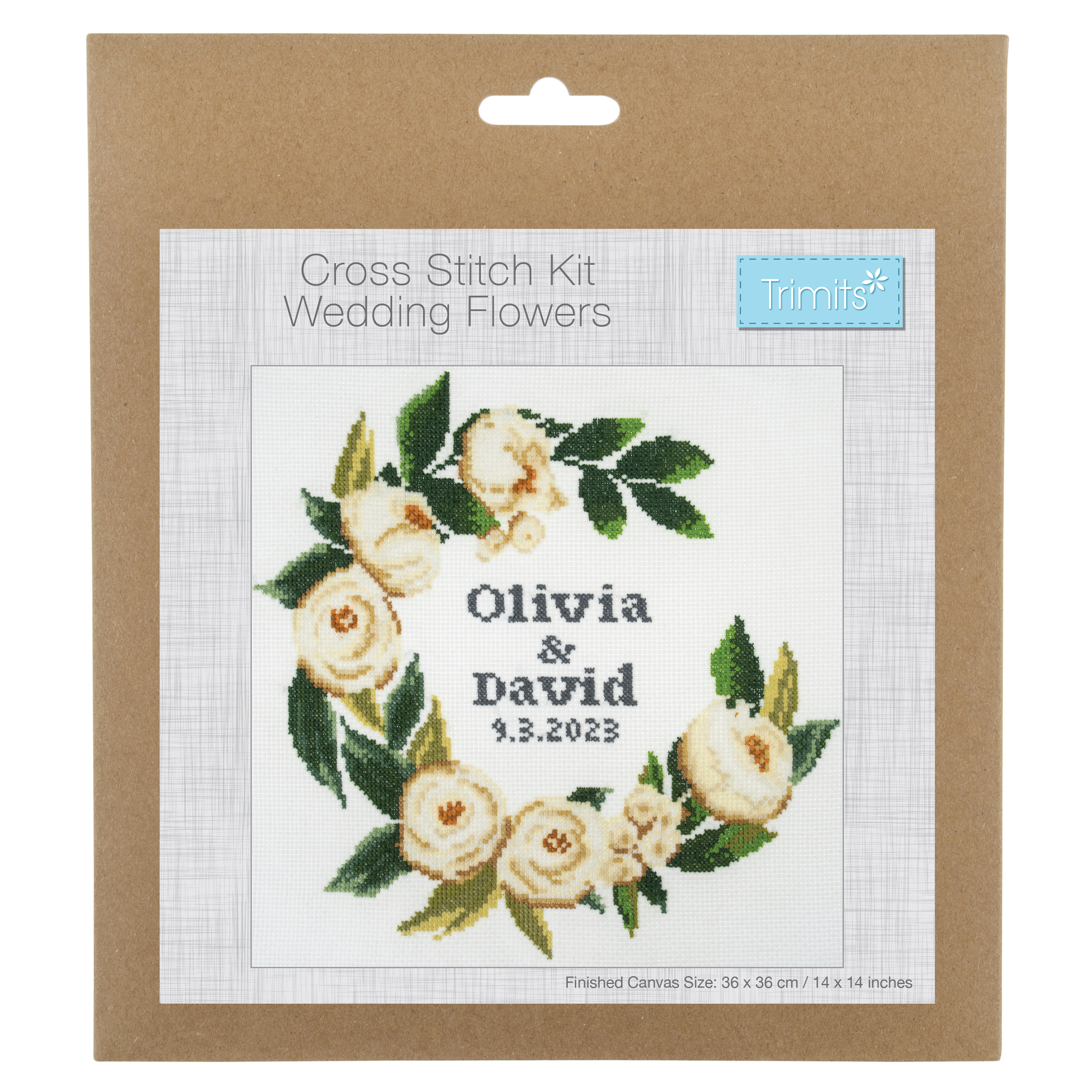 Trimits: Counted Cross Stitch Kit: Large: Celebration Wreath - GCS96