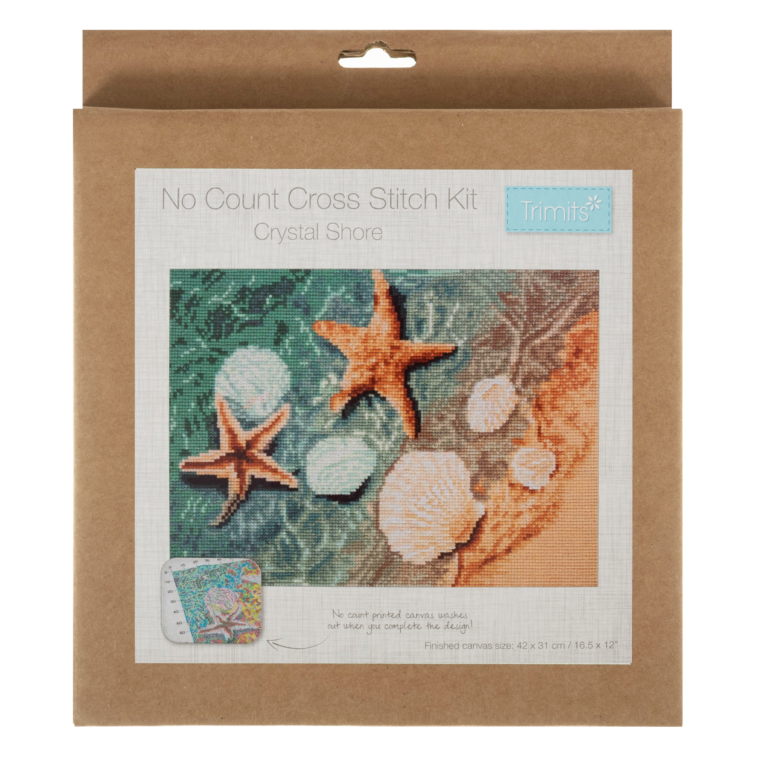 Printed Cross Stitch Kit: Large: Crystal Shore GCSP2