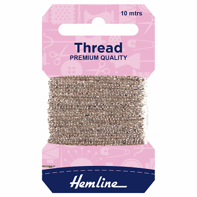 H1002\20 Glitter Thread: 10m: Oyster..