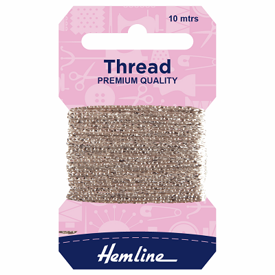 H1002\20 Glitter Thread: 10m: Oyster