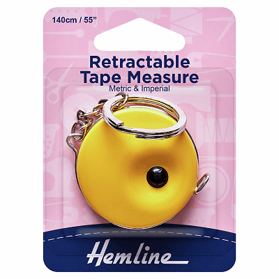 H253.XS Tape Measure: Retractable with Key Ring - 140cm..