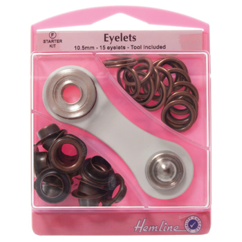 H438P.10.BR Eyelets Starter Kit: Bronze - 10.5mm (F)