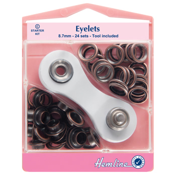 H438P.8.BR Eyelets Starter Kit: Bronze - 8.7mm (E) 