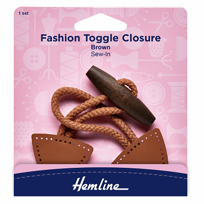 H4602.BR Toggle Closure: Fashion: 1 Set: Brown..