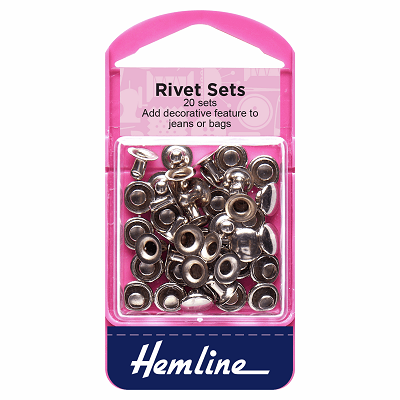 H467.SIL Rivet Kit: Nickel - 7mm ..