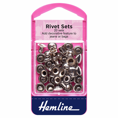 H467.SIL Rivet Kit: Nickel - 7mm 