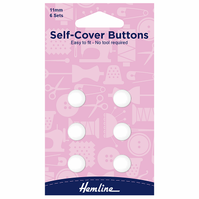 H475.11 Self Cover Buttons: Nylon - 11mm 