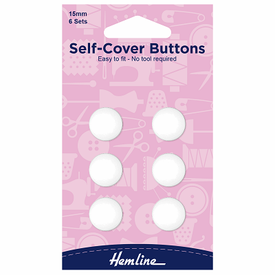 H475.15  Self Cover Buttons: Nylon - 15mm 