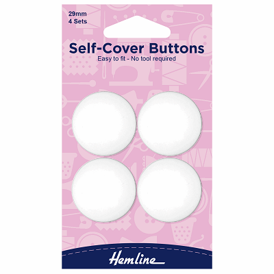 H475.29  Self Cover Buttons: Nylon - 29mm 
