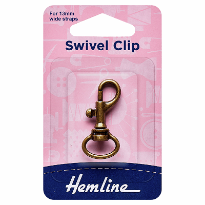 H482.13.B Swivel Clip: 13mm: Bronze..