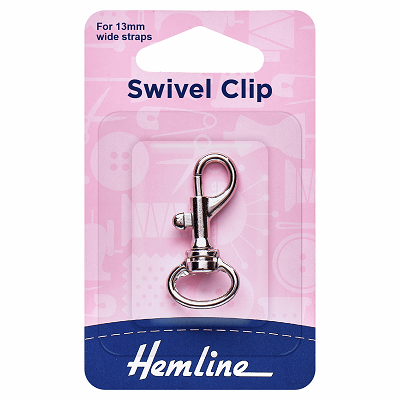 H482.13.N Swivel Clip: 13mm: Nickel