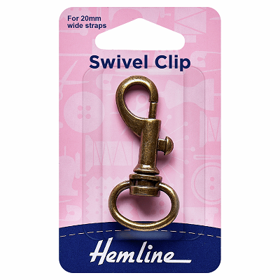 H482.20.B Swivel Clip: 20mm: Bronze..