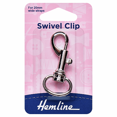 H482.20.N Swivel Clip: 20mm: Nickel