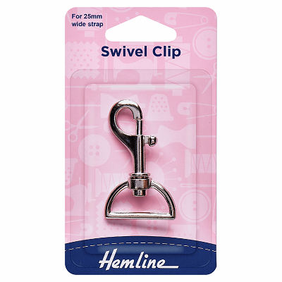 H482.25.N Swivel Clip: 25mm: Nickel 