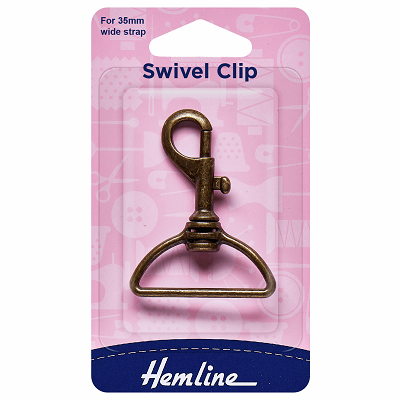 H482.35.B Swivel Clip: 35mm: Bronze..