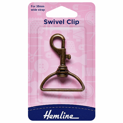 H482.35.B Swivel Clip: 35mm: Bronze