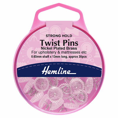 H710 Pins: Twist: 13mm: Nickel: 30 Pieces