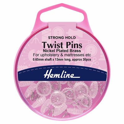 H710 Pins: Twist: 13mm: Nickel: 30 Pieces..