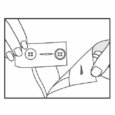 H768.BK Waistband Extender Button: Black..