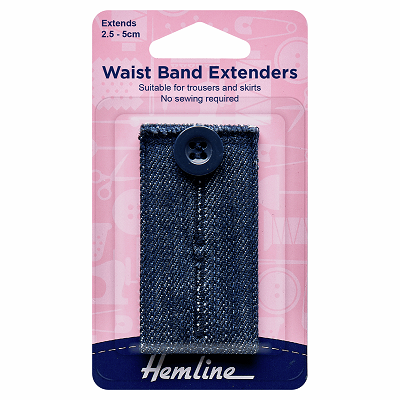 H768.DD Waistband Extender Button: Dark Denim