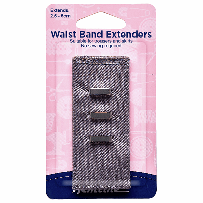 H769.LG Waistband Extender Hook: Light Grey