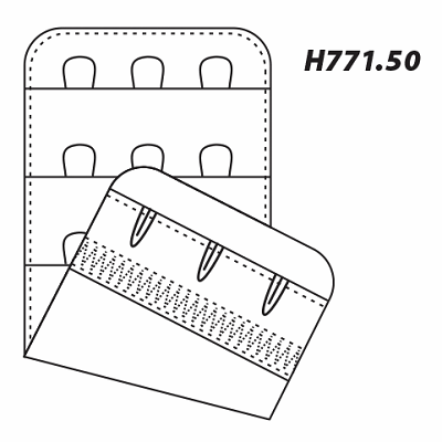 H771.50 Bra Back Extenders: 50mm..