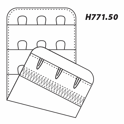 H771.50 Bra Back Extenders: 50mm