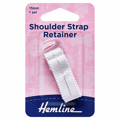 H776.SM Shoulder Strap Retainer: White - 15mm