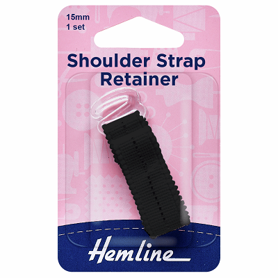 H776.SM.B Shoulder Strap Retainer: White: 15mm..