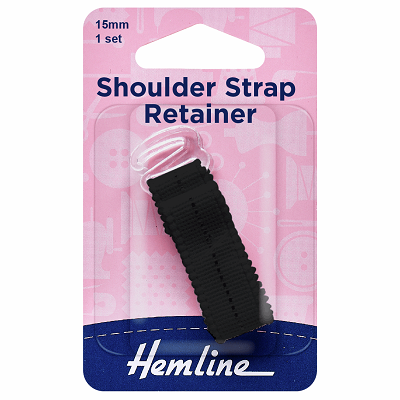 H776.SM.B Shoulder Strap Retainer: White: 15mm