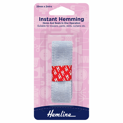 H784.G Instant Hemming: 2m x 20mm: Grey..