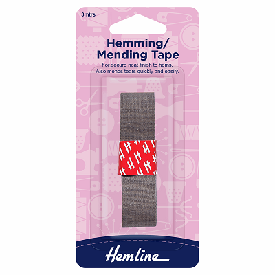 H790.G - Hemming Tape: 3m x 20mm: Grey..