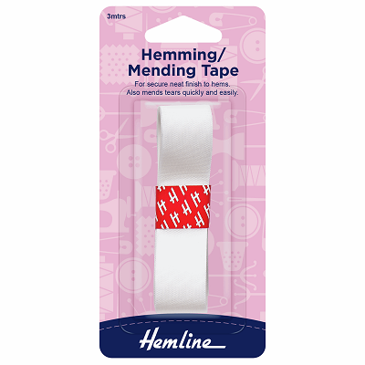 H790.WHT - Hemming Tape: 3m x 20mm: White