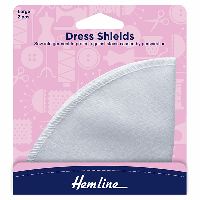 H874.3 Dress Shields: Full Sleeve - Large 