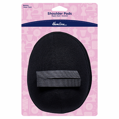 H917.MB Shoulder Pad: Raglan Style: Medium: Black ..