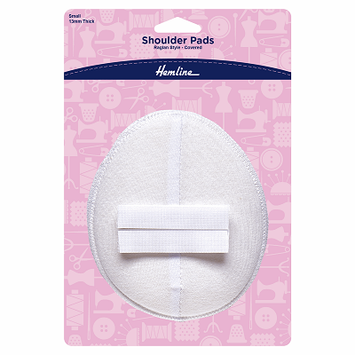H917.S Shoulder Pad: Raglan Style: Small: White..