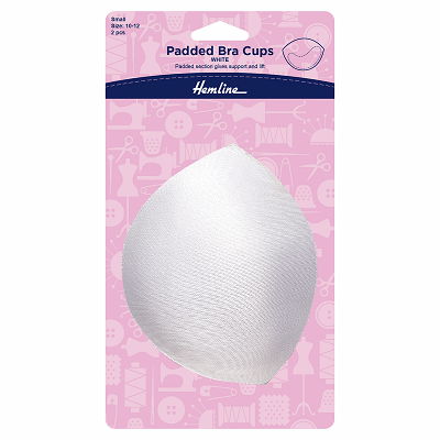H963.S\W Padded Bra Cups: Small: White