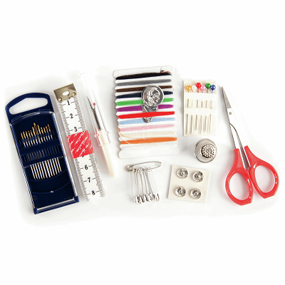 H997 Deluxe Sewing Kit in Plastic Box..