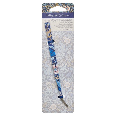 HGC141.01 - Woodblock Floral - Fine Tip Tweezers