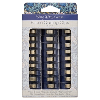 HGC230.S.01 - Woodblock Floral - Quilting Clips (30pk)