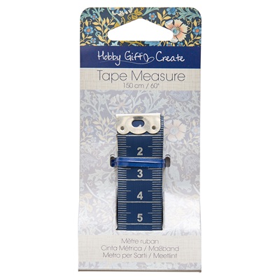 HGC255.01 - Woodblock Floral - Tape Measure 150cm