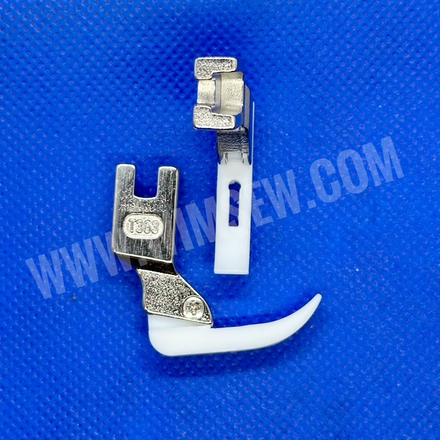 Hinged Teflon Center Hole Zip Foot Narrow