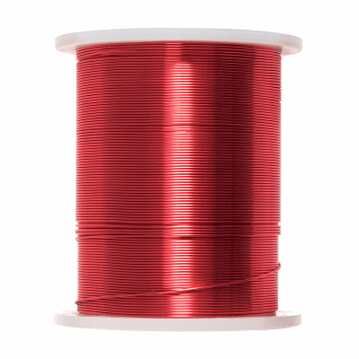 JEBC3 28 Gauge Copper Beading Wire: Red 20m