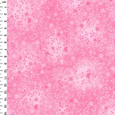 100% Cotton Fabric Flutter Batik Effect - 01jlc0081 Deep Pink (O)